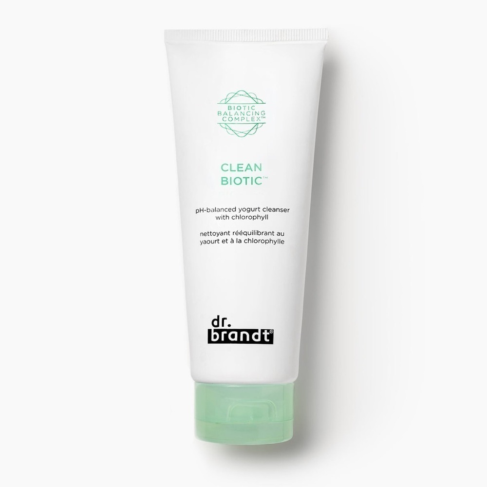 NEW Dr. Brandt Clean Biotic pH-Balanced Yogurt Cleanser with Chlorophyll